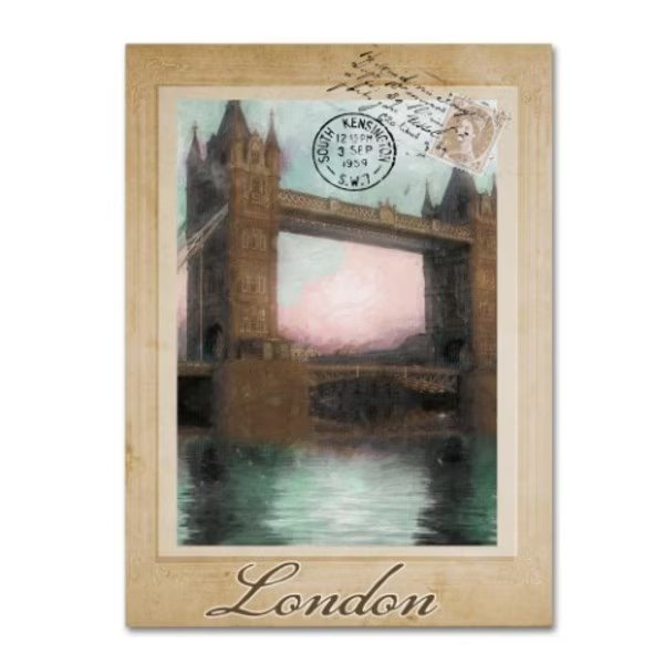 Color Bakery 'European Vacation III' Canvas Art, 24x32, Trademark Fine Art, Mfr#: ALI4498-C2432GG